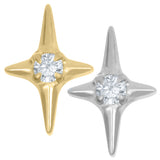 Titanium Internal Jewelled Guiding Star Top