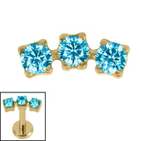 Titanium Internally Threaded Eternal Trio top