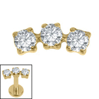 Titanium Internally Threaded Eternal Trio top