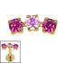 Titanium Internally Threaded Eternal Trio top