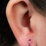 Titanium Internally Threaded Labrets 1.2mm - Titanium Eternal Trio