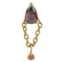 Gold Titanium Internally Threaded Labrets 1.2mm - Cleopatra