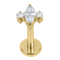 Titanium Internal Marquise Zofia Top