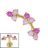 Titanium Internal Sakura Blossom Flower Curve