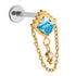 Titanium Internally Threaded Labrets 1.2mm - Marrakesh