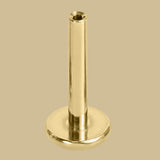 Gold Titanium Internal Thread Labret Post 1.2mm