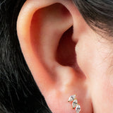 Titanium Claw Set 3 Jewel Climbing Marquise Fan Top for Internal Thread shafts in 1.2mm