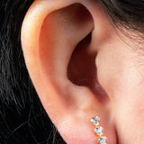 Gold Titanium Internally Threaded Labrets 1.2mm - 3 of Hearts