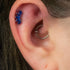 Titanium Claw Set 5 CZ Jewel Marquise Fan for Internal Thread shafts in 1.2mm