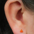 Titanium Internally Threaded Labrets 1.2mm - Claw Set Carnelian Trinity stone top
