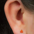 Titanium Internally Threaded Labrets 1.2mm - Claw Set Carnelian Trinity stone top
