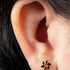 Titanium Internally Threaded Labrets 1.2mm - Titanium Jewelled Catherine Wheel