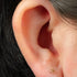 Titanium Internally Threaded Labrets 1.2mm - Gold Titanium Claw Set Round CZ Jewel