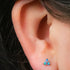 Titanium Threadless (Bend fit) Claw Set Synth Opal Trinity
