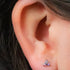 Titanium Threadless (Bend fit) Claw Set Synth Opal Trinity