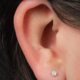 Titanium Threadless (Bend fit) Claw Set Synth Opals