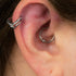 Titanium Corporal Hinged Clicker Ring