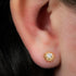 Titanium Internally Threaded Labrets 1.2mm - Crowned Barbed Heart