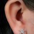 Titanium Internally Threaded Labrets 1.2mm - Jewelled Galaxy Star