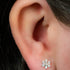 Titanium Internally Threaded Labrets 1.2mm - Jewelled Golden Daisy
