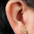 Titanium Internally Threaded Labrets 1.2mm - Jewelled Kaleidoscope
