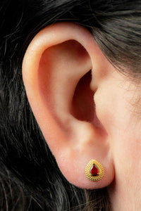 Titanium Internally Threaded Labrets 1.2mm - Titanium Kashvi Asia Teardrop