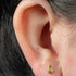 Titanium Internally Threaded Labrets 1.2mm - Titanium Jewelled Persian Teardrop
