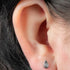 Titanium Internally Threaded Labrets 1.2mm - Titanium Jewelled Persian Teardrop