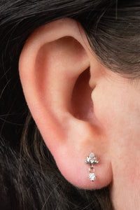 Titanium Internal Jewelled Sacred Lotus