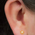 Titanium Claw Set Jewelled Snowflake Top for Internal Thread shafts in 1.2mm
