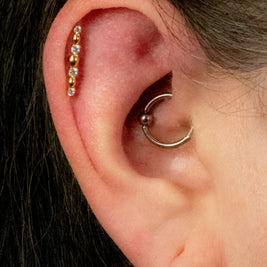 Titanium Internal Sorline Jewelled Top