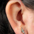 Titanium Internally Threaded Labrets 1.2mm - Titanium Claw Set Jewelled Tiara