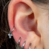 Titanium Charm - Jewelled Trinity