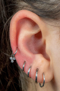 Titanium Charm - Jewelled Trinity