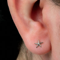 Titanium Internally Threaded Labrets 1.2mm - Lorraine Starfish