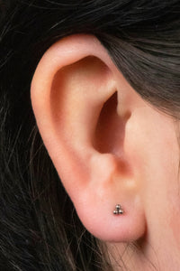 Titanium Threadless Labrets - Titanium (Bend-fit) Asia Trinity