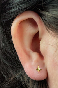 Titanium Internally Threaded Labrets 1.2mm - Titanium Astrid Star