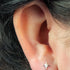 Titanium Internally Threaded Labrets 1.2mm - Titanium Astrid Star