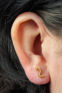 Titanium Internally Threaded Labrets 1.2mm - Titanium Centipede