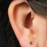 Titanium Threadless (Bend fit) Titanium Crescent Moon