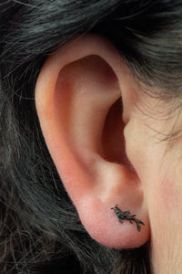 Titanium Internally Threaded Labrets 1.2mm - Titanium Koi Fish