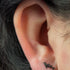 Titanium Internally Threaded Labrets 1.2mm - Titanium Koi Fish