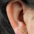 Titanium Internally Threaded Labrets 1.2mm - Titanium Koi Fish