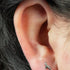 Titanium Internally Threaded Labrets 1.2mm - Titanium Koi Fish