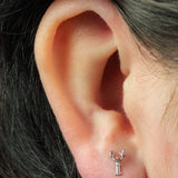 Titanium Internally Threaded Labrets 1.2mm - Titanium Leonardo Da Pinchi
