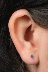 Titanium Threadless (Bend fit) Titanium Lightning Bolt