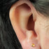 Titanium Internally Threaded Labrets 1.2mm - Titanium Pyramid Square