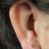 Titanium Internally Threaded Labrets 1.2mm - Titanium Pyramid Triangle