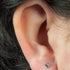 Titanium Internally Threaded Labrets 1.2mm - Titanium Pyramid Triangle