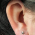 Titanium Internally Threaded Labrets 1.2mm - Titanium Radiant Star